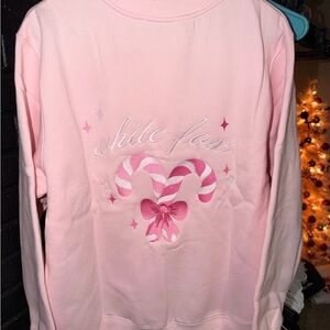 White Fox Boutique Pink Sweatshirt